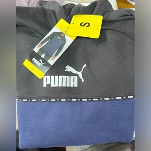 Puma Black and Navy Hoodie